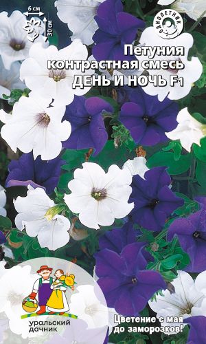 Петуния ДЕНЬ И НОЧЬ F1 — Контрастная смесь