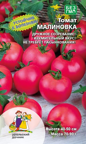 Томат МАЛИНОВКА — В Малиновке не только свадьбы, но и вкусные томаты! Изумительный вкус! Устойчив к болезням! Не пасынкуется!